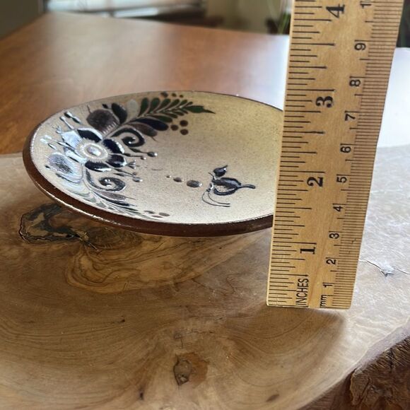 Set of 3 Netzi Mexico Pottery Small Plates / Wall Decor - Picture 8 of 9